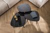 KAWOLA Couchtisch LAUCA Set 3-tlg. Metall schwarz viereckig 36 x 51 x 62 cm Bild 2