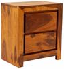 Nachttisch Tara 45x60x40 aus indischem Sheesham-Massivholz Bild 2