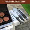 Bremermann Grillbesteck-Set, 3-teilig, Edelstahl silber / schwarz Bild 4
