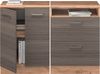 Küchenschrank für Dachschrägen R-Line Edelgrau 120 cm 2er Set Schrankkorpuss 60 cm Tiefe Vicco Bild 5