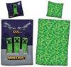 Minecraft Wende Bettwäsche Set 2 tlg. 135 x 200 cm 80 x 80cm Bild 3