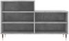 vidaXL Schuhregal Betongrau 102x36x60 cm Holzwerkstoff 831384 Bild 4