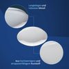 KHG LED-Deckenleuchte, Schirm mit Sternenhimmeleffekt, 26 cm Durchmesser, aus Metall/Kunststoff, Farbtemperatur 3.000 K, 880 lm Lichtleistung, 12 W Gesamtleistung, ideal für Wohn- und Schlafzimmer Bild 2