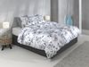 Zo! Home Flanell Bettwäsche 155x220 cm Celia white Rosen Zweige mint flieder Bild 3