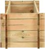 vidaXL Pflanzkübel Hochbeet Kiefernholz Imprägniert 120 cm 43349 Bild 3
