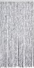 vidaXL Fliegenvorhang Weiß und Grau 100x200 cm Chenille 377375 Bild 3