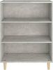 Sideboard Betongrau 69,5 x 32,5 x 90 cm Holzwerkstoff [812244] Bild 3