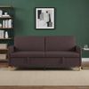 vidaXL Sofa mit Stauraum Dunkelbraun 192 x 78 x 87 cm Polyester 42036979 Bild 3