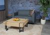 2er Sofa Couch Lyon Loungesofa Kunstleder ~ dunkelgrau Bild 2
