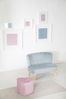 roba Kinderhocker 'Lil Sofa' in Herzform - Samtstoff - Mauve Bild 3