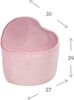 roba Kinderhocker 'Lil Sofa' in Herzform - Samtstoff - Mauve Bild 4