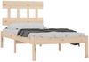 vidaXL Massivholzbett 90x200 cm [3104723] Bild 3