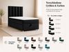 Best for Home Boxspringbett mit Bettkasten Trinity K-10 SINGLE Bonellfederkern inkl. 7 cm Topper (Einzelbett, Polsterbett gepolstertes Kopfteil, Jugendbett, Kinderbett versch. Größen, 70x200 80x200 90x200 100x200 cm), mit oder ohne Topper, Flexible Lie... Bild 3