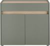 Home affaire Kommode GiRON/CiTY, Schrank in vier Farben, modernes Sideboard, Kommode, in zwei Farben erhältlich, 2 Türen, 1 Schubkasten, 80 cm breit Bild 2