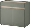Home affaire Kommode GiRON/CiTY, Schrank in vier Farben, modernes Sideboard, Kommode, in zwei Farben erhältlich, 2 Türen, 1 Schubkasten, 80 cm breit Bild 3