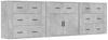 vidaXL Sideboards 3 Stk. Betongrau Holzwerkstoff 3185427 Bild 2