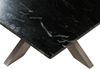 Couchtisch quadratisch 90x90x45 Marmor schwarz / Kreuzgestell Eisen Antik Grau BARCELONA #406 Bild 2