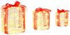 vidaXL Geschenkbox Dekoration 3 pcs Warmweiß 20 x 20 x 21 cm Acryl 42019084 Bild 4