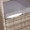 4er Verstellbarer Garten Relaxsessel Polyrattan Gartenmöbel Balkon Sitzmöbel Bild 5