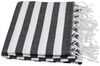 Hamamtuch schwarz weiß Strandtuch 100x180 cm "Lara" Bild 3