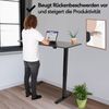 Brixy Sitzständer Schreibtisch - Elektrisch Verstellbar In Höhe - 120 x 60 CM - Schwarz Bild 5