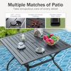 PHIVILLA 4er Gartenmöbel Set Metall Outdoor Bistro Wetterfest Bild 3