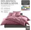 Bettwaesche-mit-Stil Mako-Satin Spannbettlaken rosa 70x200cm Bild 3