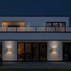 ZMH 2er Set LED Außenwandlampe, Warmweiß IP65, Anthrazit, für Haus, Treppenhaus Bild 5