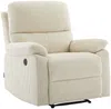 Vente-unique - LUNANO Sessel Stoff Beige - B 89 cm x H 102 cm x L 91 cm Bild 3