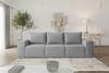 Sofa Designersofa ESTELLE 3-Sitzer in Stoff Abriamo Grau Bild 2