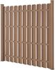 WPC Gartenzaun Langero 185x376 cm Braun neu. holz Bild 2