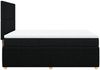 vidaXL Boxspringbett mit Matratze Schwarz 140x190 cm Stoff 3292046 Bild 5