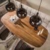 LEVEN Lifestyle Esstisch Esszimmertisch „Nordic Linea“ – Ovaler Tisch Mangoholz 180 cm, Ovale Form für kommunikatives Sitzen Bild 4