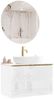 Lookway Badmöbel-Set AURORA GOLD Badezimmerschrank mit praktische Schubladen Bild 1