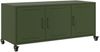 vidaXL TV-Schrank Olivgrün 100,5x39x43,5 cm Kaltgewalzter Stahl 846648 Bild 2