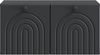 vidaXL Wandmontierter TV-Schrank Schwarz 59,5 x 31 x 30 cm 898196 Bild 5