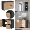 Waschbeckenunterschrank J-Shape Sonoma 80 x 60.8 cm Vicco Bild 2