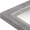 WANDStyle Wandspiegel H640 aus Massivholz in Grau 56 x 106 cm im Stil Shabby-Chic Bild 3