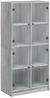 vidaXL Highboard mit Türen Grau Sonoma 68x37x142 cm Holzwerkstoff 3295862 Bild 2
