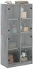 vidaXL Highboard mit Türen Grau Sonoma 68x37x142 cm Holzwerkstoff 3295862 Bild 5