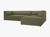 Micadoni 4-Sitzer Modular Sofa Ruby Rechts Kord Scala Grün Bild 3