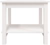 Couchtisch Weiß 50 x 50 x 45 cm Massivholz Kiefer [822278] Bild 5
