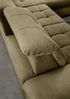 Das Ecksofa Modell Delphino in Cord - Schlaffunktion und Bettkasten inklusive Bild 4