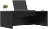 vidaXL Wandtisch Schwarz Eichen-Optik 80 x 45 x 30 cm Holzwerkstoff 891393 Bild 3
