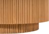 Couchtisch rund Mango 80 x 80 x 45 natur lackiert / Marmor weiß BARCELONA #520 Bild 5