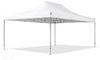 4x6 m Faltpavillon, PROFESSIONAL Alu 50mm, feuersicher, Seitenteile mit Panoramafenstern, weiß Bild 2