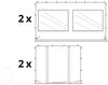 4x6 m Faltpavillon, PROFESSIONAL Alu 50mm, feuersicher, Seitenteile mit Panoramafenstern, weiß Bild 3