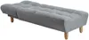 Recamiere Klappsofa Stoff ESTEBAN - Grau Bild 4