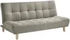 Recamiere Klappsofa Stoff ESTEBAN - Grau Bild 2