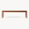 Esszimmerbank aus Holz Trerunulu 160x35x45 cm Walnussoptik [en. casa] Bild 4